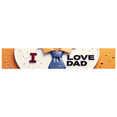 thumbnail image 3 of Heart Pattern I Love Dad Decorative Banner Tie Design Father's Day Celebration for Father's Day Celebration Party Decoration Indoor Use, 3 of 8