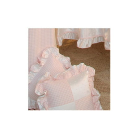 Brandee Danielle Princess Pink Patch Decorator Cotton Throw Pillow