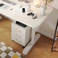 thumbnail image 4 of Study Computer Office Desk Reception Bedroom Standing Workstation Office Desk Student Scrivania Cameretta Modern Furniture My Lux Decor Round, 4 of 12
