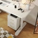 thumbnail image 4 of Study Computer Office Desk Reception Bedroom Standing Workstation Office Desk Student Scrivania Cameretta Modern Furniture My Lux Decor Round, 4 of 12