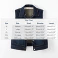 thumbnail image 2 of Cmfcve Women's Denim Vest Jacket Casual Sleeveless Waistcoat Summer Distressed Casual Loose Fit Jean Shirts with Pockets, 2 of 8