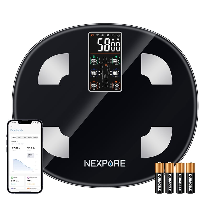 NEXPURE Smart Body Weight Scale, 24 Metrics, Bluetooth photo 1