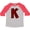 Heather and Red, variant on Inktastic Red Buffalo Plaid Initial K Boys or Girls Toddler T-Shirt