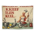 thumbnail image 5 of BCIIG Kitchen Rules Tapestry Wall Hanging Unique Style Graphic Tapestries Home Wall Decor Art for Living Room Bedroom Apartment Farmhouse Dorm 40x30inch, 5 of 6