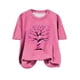 thumbnail image 2 of Puntoco Blusas casuales de moda para mujer, camisetas estampadas con cuello redondo, camisetas de manga corta, 2 of 5