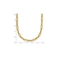 thumbnail image 2 of 14K Yellow Gold Polished Fancy Link Necklace (17 inches), 2 of 6