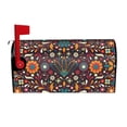 thumbnail image 2 of Lsque Colorful Mexican2 Mailbox Cover Standard Size ,Magnetic Mailbox Covers Post Wraps Letter Box Cover -21x18 in, 2 of 9