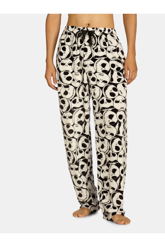 Disney Men's Nightmare Before Christmas Jack Skellington Superminky Sleep Pants, Sizes S-XL