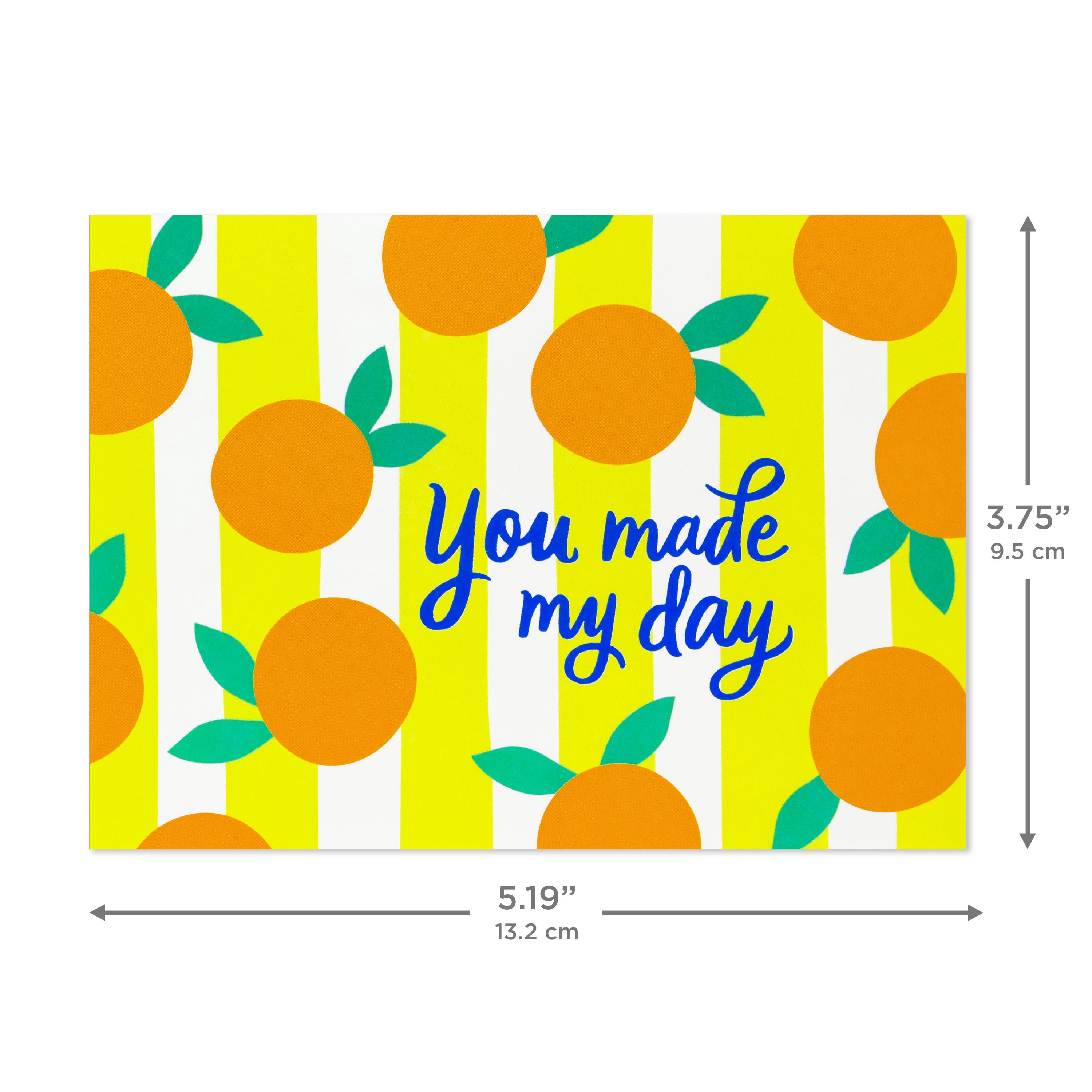 Hallmark Blank Thank You Notes (You Made My Day), Pack of 10