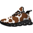 thumbnail image 3 of Uminder Womens Walking Shoes Cow Sneakers Black Shoes Size 7, 3 of 5
