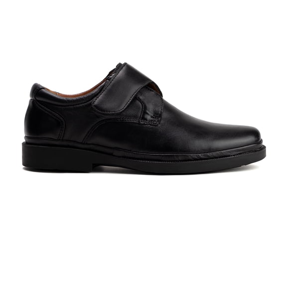 Zapato Claremont Style Declan Piel Borrego Negro Para Hombre