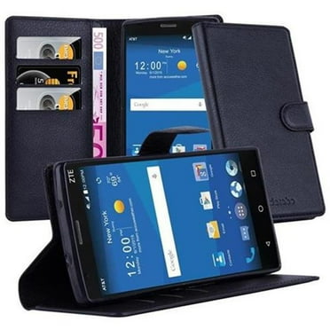 Cadorabo Case for ZTE ZMAX 2 Cover in OXID BLACK magnetic closure