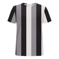 thumbnail image 4 of yillto Men's Color Block Striped T Shirt Short Sleeve Round Neck Summer Tops Casual Tee for Mens, 4 of 5