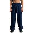 thumbnail image 5 of Vetsdori Mens Sport Pants Open Bottom Breathable Athletic Pockets Wide Leg Drawstring Pantalones Sports Pants for Men Elastic Waist, 5 of 6