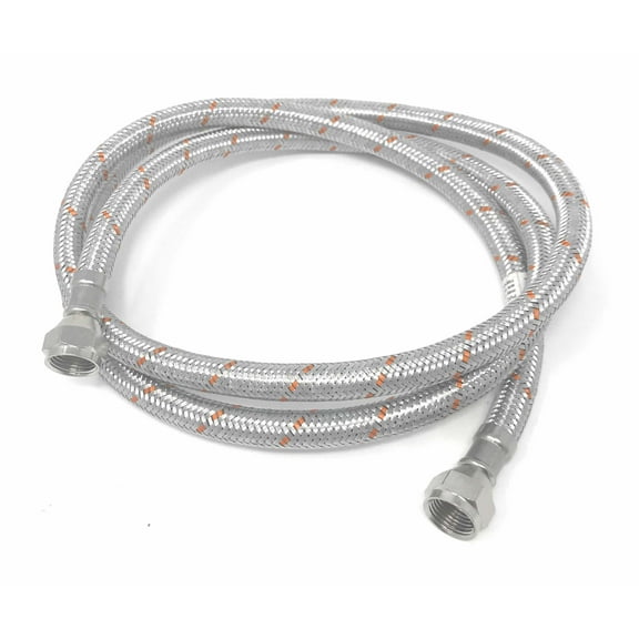 Low Pressure 1 1/2M≈ 5FT Aluminum reinforced Gas Hose with 3/8" Female Flare and 3/8" Female Flare [AL GAS 150 06 FF]