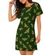 thumbnail image 2 of Fotbe Hohey Bee Bata de Dormir para Mujer con Estampado, Camisón de Algodón de Manga Corta, Ropa de Dormir Casual, 2 of 6