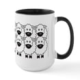 thumbnail image 2 of CafePress - Kelpie And Sheep Large Mug - 15 oz Ceramic Large White Novelty Mug, 2 of 4