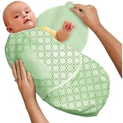 Swaddleme Cotton Knit Green Cocoa Dot