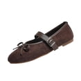 thumbnail image 2 of Willtoo Mary Jane Shoes Ballet Flats for Women Rounde Toe Slip on Bow Bowknot Ballerina Flat Comfortable Dressy Maryjane Shoes Women's Flats with Adjustable Strap, 2 of 5