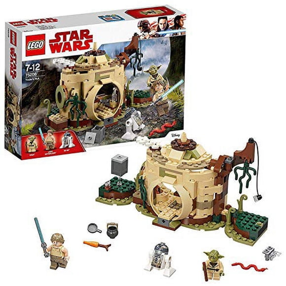 LEGO Star Wars Yoda?S Hut Building Set, Yoda & R2-D2 Droid Minifigures, Jedi Training Play Set