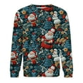 thumbnail image 4 of Fnnxeal Mens T-Shirts, Long Sleeve Print Fall Winter Christmas Shirt for Men Multicolor, 4 of 4