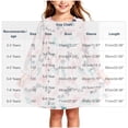 thumbnail image 4 of Wilark Girls Cotton Dress Size 4 T, Long Sleeve Printed Casual Cute Fall A Line Dress Pink, 4 of 9