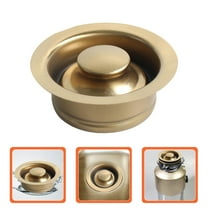NICEXMAS Golden Garbage Disposal Stopper with Stainless Steel Flange for Kitchen Sink
