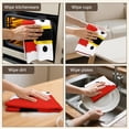 thumbnail image 6 of 2 Pcs Funny Kitchen Towels,Red Christmas Santa Costume Pattern Microfiber Dish Towels,Kitchen Tea Towels,Kitchen Towel Set (18" X 26"), 6 of 7