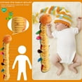 thumbnail image 4 of Baby Musical Worm Soft Plush Infant Toy for Newborn, Activity Sensory Crinkle Rattle Multiple Textures Stuffed Animals Toy for Tummy Time 0-3-6-12 Months Old Girl Boy Gifts, Cute Caterpillar, 4 of 7