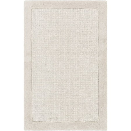 Siena SNA-2301 6  x 9  Rectangle Area Rug in Light Gray and Cream