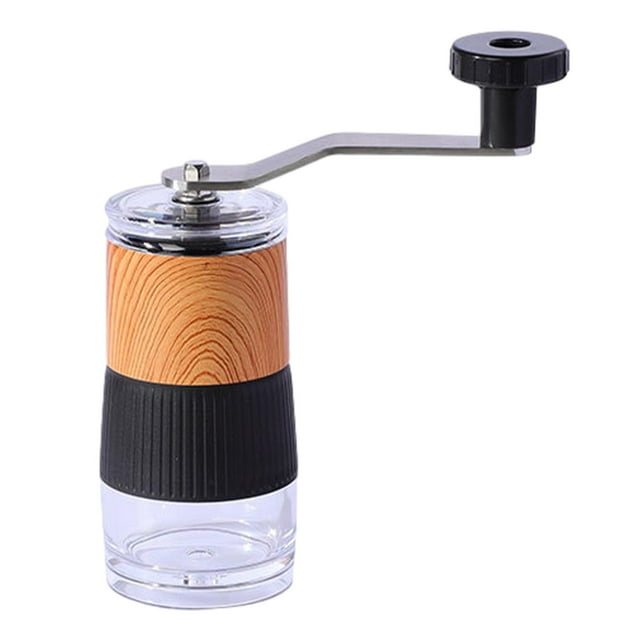 Small Manual Coffee Grinder Coffee Beans Mill Adjustable Handheld Manual Grinder Wood