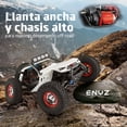 thumbnail image 4 of Carro Control Remoto off road 40Km/h Buggy Jeep Razer RC Camioneta WLtech WLtoys Remote Control Car All Terrain blanco Enyz Buggy RC - 12429 - 4X4, 4 of 9