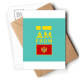 thumbnail image 1 of I Am From Montenegro Art Deco  Fashion Postcards Envelopes Blank Note Cards Mailing, 1 of 4