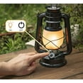 thumbnail image 4 of YAKii LED Vintage Flame Lantern Metal Outdoor Hanging Lantern with Dancing Flame Battery Operated Halloween Outdoor Indoor Decoration(Black Pack of 2), 4 of 9