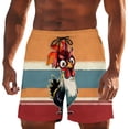 thumbnail image 2 of Men's Quick-Dry Swim Trunks with Elastic Waist, Drawstring, and Hidden Pocket for Beach, Pool, and Casual Wear, 2 of 8