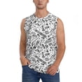 thumbnail image 1 of Balery winter Ski Element Camisetas sin mangas para hombre, absorbe la humedad y protege contra el mal olor.-3X-Large, 1 of 7