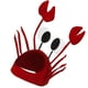 thumbnail image 2 of Gorro de cangrejo Naiovety para niñas de fieltro rojo, 2 of 6