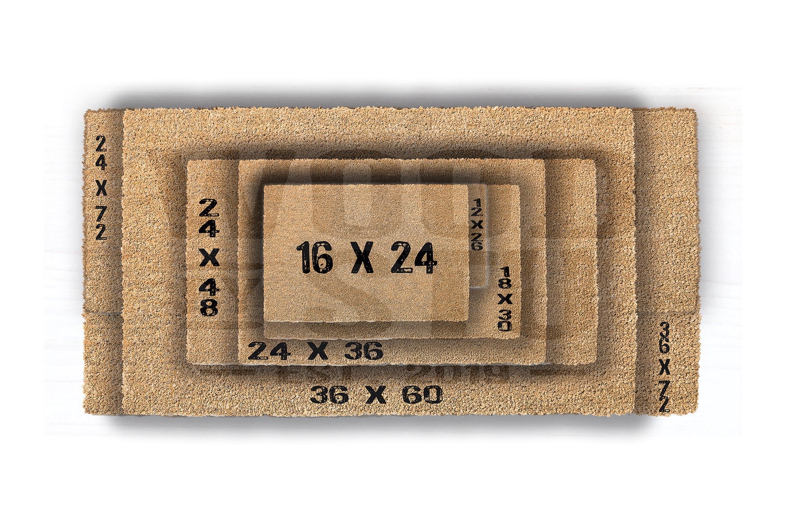 Wipe Your Paws Doormat, Dog Paw Print Welcome Mat, Indoor Outdoor Entryway Door Mat (24x36 inches) WoodByStu 5861