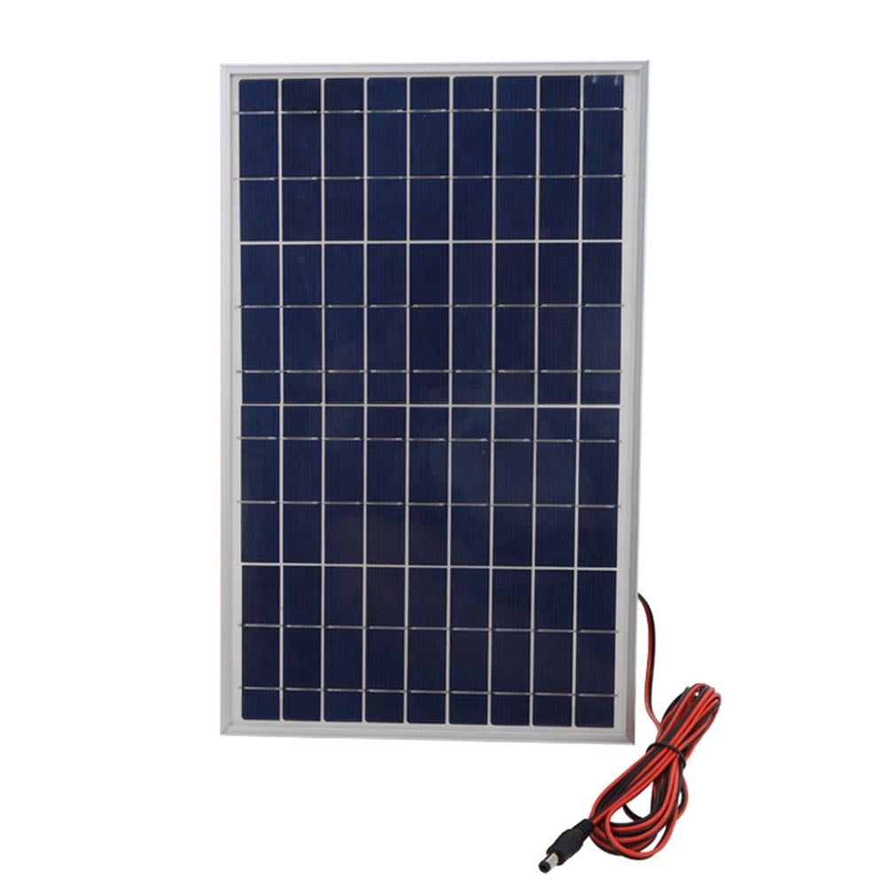 10W 12V/18V Solar Panel Kit With Controller And Crocodile Clip Ip65 Waterproof 10A Controller Smile Home