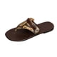 thumbnail image 2 of Sandalias de playa con punta abierta para vacaciones informales con tacón plano y estampado para mujer Wmkox8yii  ytu8053, 2 of 9