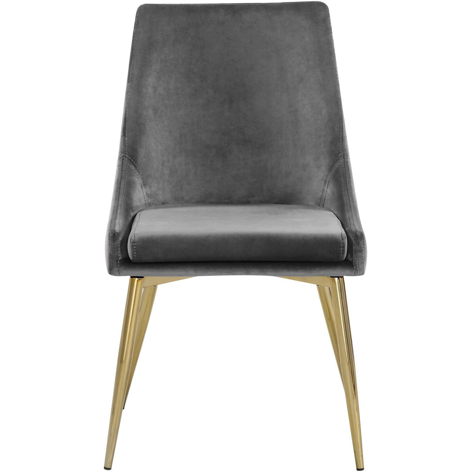 Meridian Furniture Karina Navy Velvet Dining Chair Set of 2