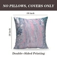 thumbnail image 2 of LALILO Throw Pillow Covers Color Oil Water Oil Color With Retro Cushion Cover 18" x 18", 2 Pack, 2 of 6