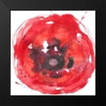 thumbnail image 2 of Goldberger, Jennifer 20x20 Black Modern Framed Museum Art Print Titled - Kinetic Poppy II, 2 of 5
