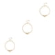 thumbnail image 1 of Tobilleras en capas Qarigey con cuentas estrella para niñas Oro, 1 of 1