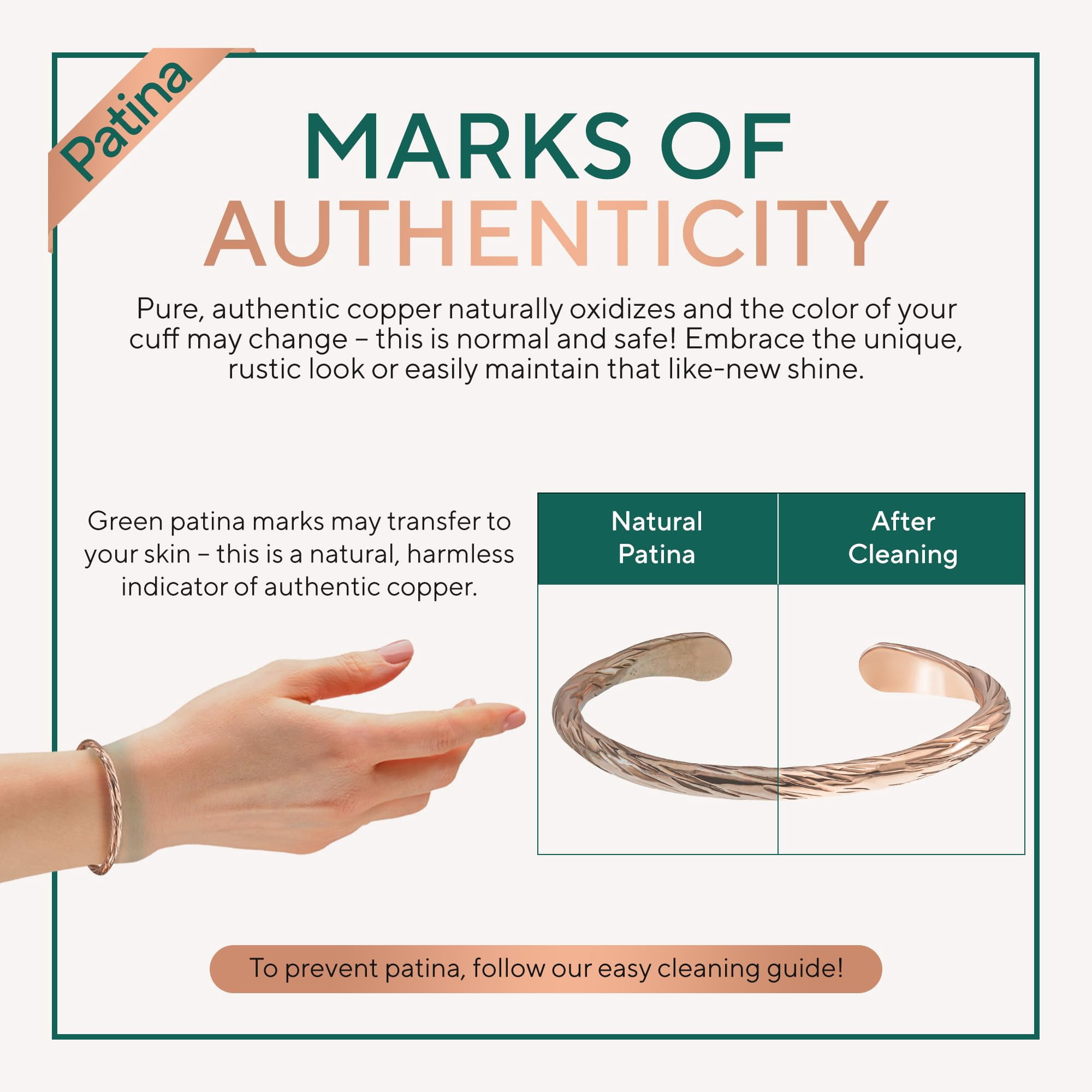 TheraCopper Copper Bracelet for Men & Women — 100% Pure Copper Bracelets — Raw, Solid & Uncoated Handmade Tibetan Bracelet Cuff Bangles (Distressed)