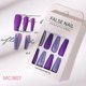 thumbnail image 3 of 24pcs Gradient Color Nail Patch Sweet Style Removable Long Paragraph Manicure, 3 of 4
