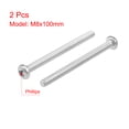 thumbnail image 2 of Unique Bargains Vis de Machine M8x100mm Vis à Tête Croisée 2 Pcs, 2 of 3