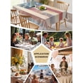 thumbnail image 5 of American Flag Tablecloth Square Table Cloth 60x60 , Waterproof Tablecloth Outdoor Table Cloth, Rustic Star Stripes USA Flag Retro Washable Table Cover for Kitchen Dining Party, 5 of 8