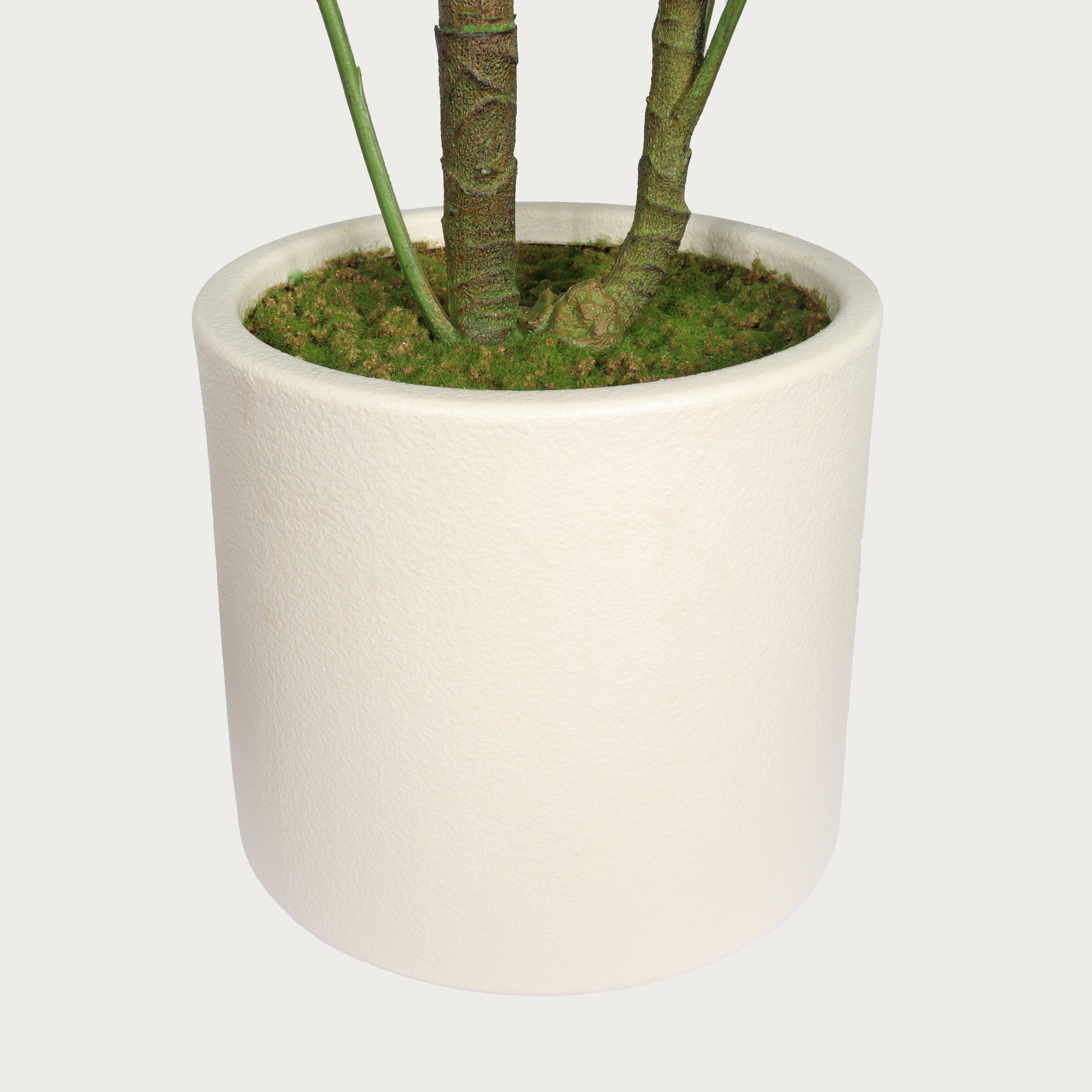 30" Artificial Monstera Deliciosa Plant with White Pot,Faux Plants Indoor Decor,Silk Plants for Home Decor Office,2 Pack