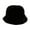 Black, variant on Diufon Winter Warm Bucket Hat for Women Plush Thickened Warm Brim Hats Trendy Fleece Lined Windproof Outdoor Caps